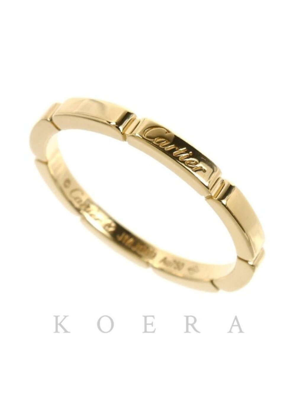 Cartier 18k Yellow Gold Maillon Panthere Ring